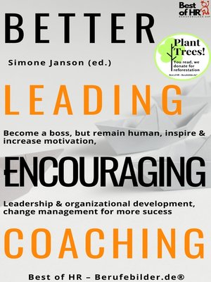 cover image of Better Leading Encouraging Coaching